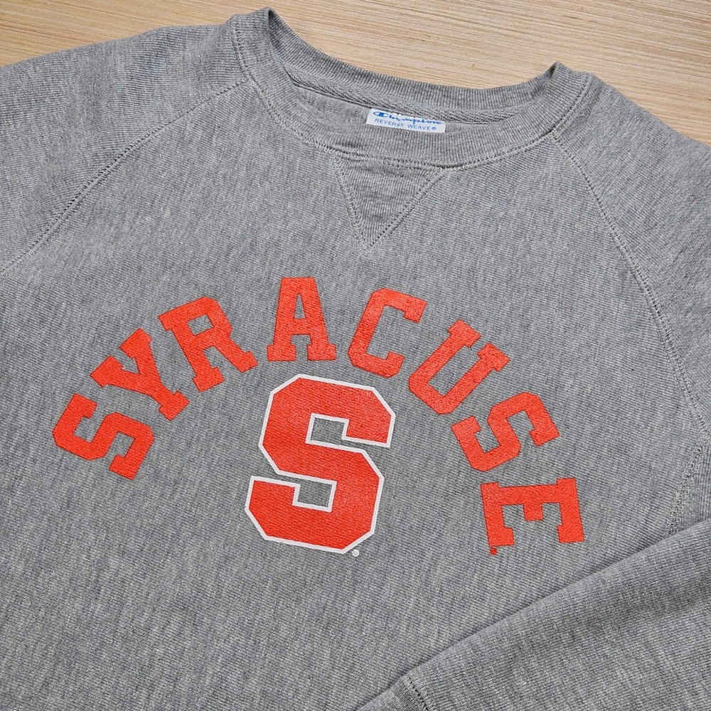 Syracuse Orange Champion Reverse Weave Sweatshirt Mens XS Gray C5105 950